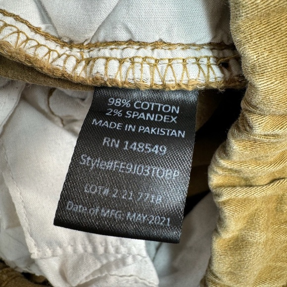 Free Planet Joggers Mens Size XL Tan Pull On Drawstring - Picture 6 of 15